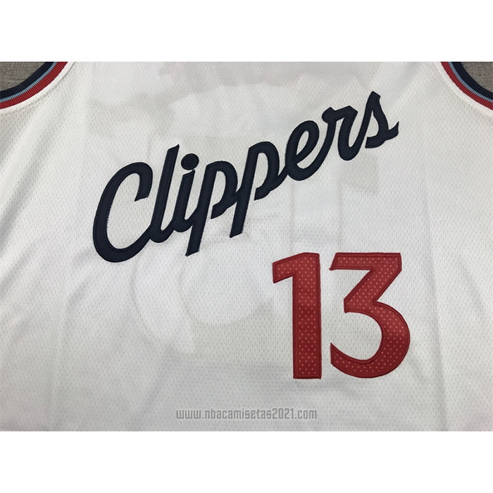 Camiseta Los Angeles Clippers Paul George #13 Association 2024-25 Blanco